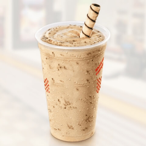 foto de um milk-shake
