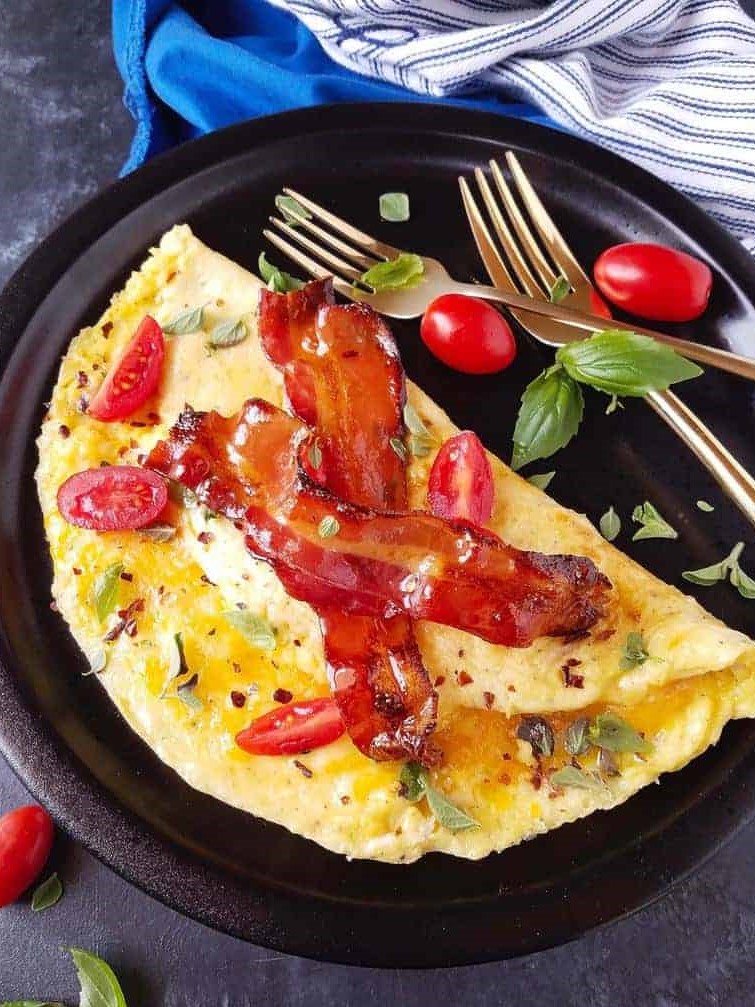 foto de uma omelete